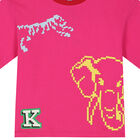Girls Pink Jungle Animals T-Shirt, 1, hi-res